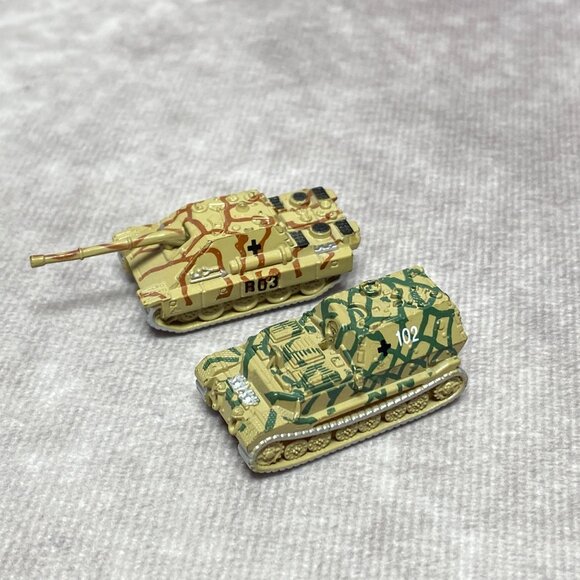 Micro Machines German Tank Set By Galoob 1987 Camo Pattern Toy Miniatures - Picture 5 of 9